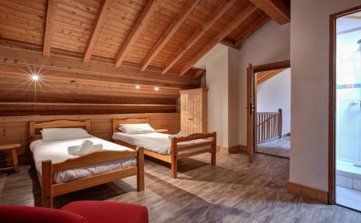 Chalet Elodie, Mottaret, Twin Bedroom